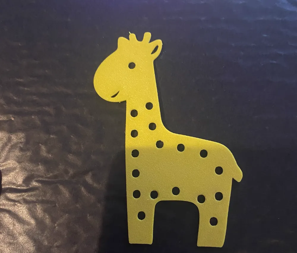 giraffe kids lace toy, photo 4 of 4 - giraffe kids lace toy Figurines & Collectibles