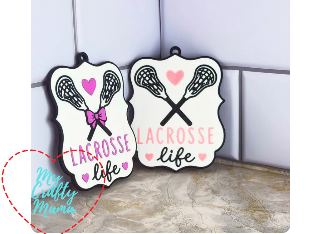 Girly Lacrosse Hair Tie Holder Keychain 2 Styles, photo 4 of 4 - Girly Lacrosse Hair Tie Holder Keychain 2 Styles Fashion