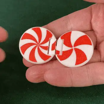 Christmas Mint Slider and Flip Fidget Toy