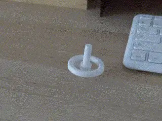 spinning top kit card