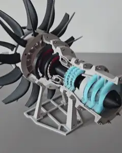 Jet Engine Kit (Propfan)- NoGlue