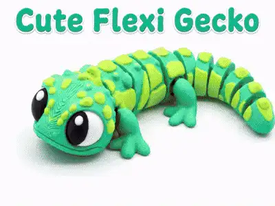 Cute Flexi Gecko | Articulated Gecko Toy