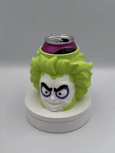 Beetlejuice Can Holder with Sandworm Handle