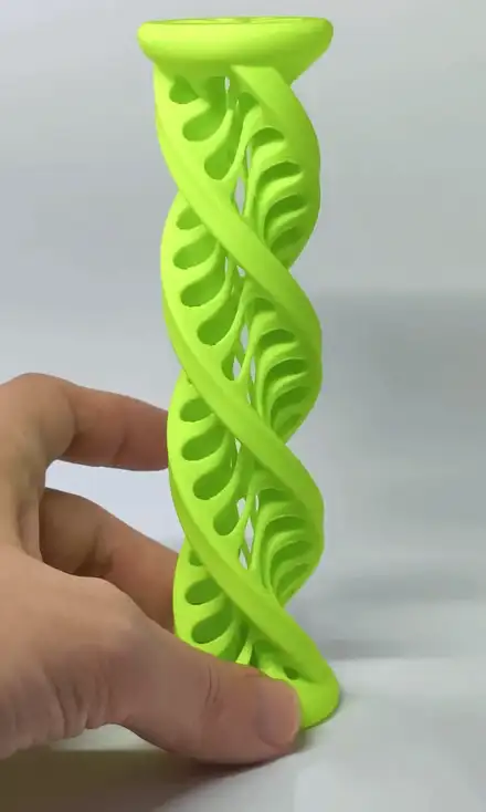 Impossible Passthrough Triple Helix Fidget
