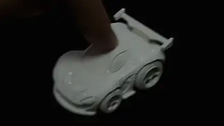 McLaren P1 GTR movable assembly toy car