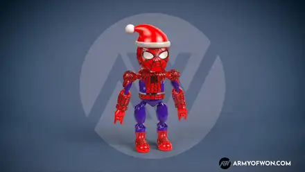 Spidey Santa toy