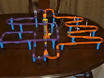 Marble Run with Bricks