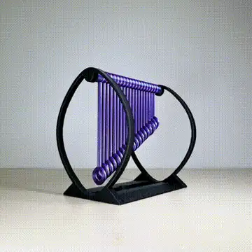 Pendulum Wave Toy with 2 pendula sets