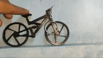 Functional Mountain Bike Keychain