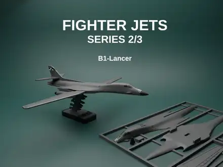 Fighter Jets Series Series 2/3 B1Lancer Kit Card