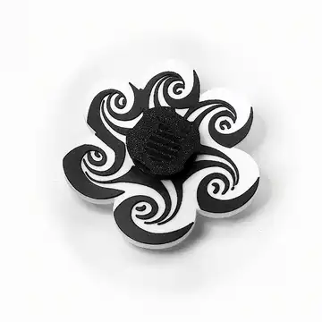Hypnotic Swirl Zoetrope Spinner (READ DESCRIPTION)