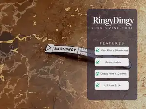 Customizable Ring Measuring Tape