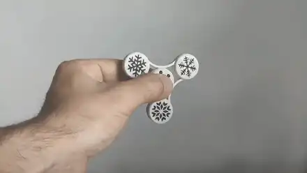 Snowflakes Fidget Spinner