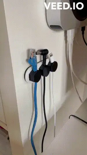 Ultimate Magnetic Cable Clips Holder