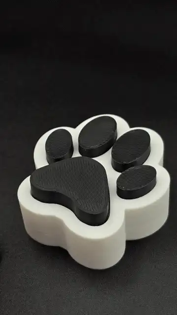 Dog paw clicker toy