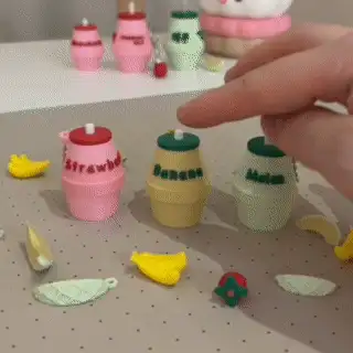Mini Flavored Milk Clicker | Banana Milk
