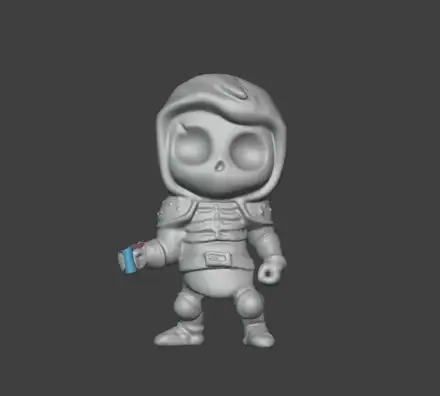 Skeleton warrior - Funko Pop style (v1.1)