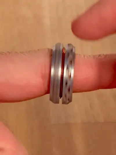 Dual Fidget Spinner Ring Collection