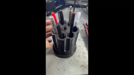 Spinning Revolver Pen Holder