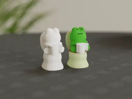 Pooping Frog