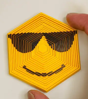Emoji Fidget Hexagon Twist - Real Life Emoji (Hex)