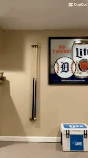 Pool Cue Wall Holder