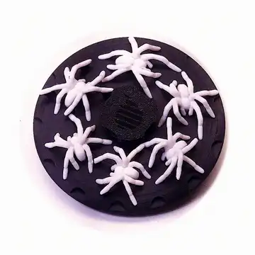 White Spider Zoetrope Spinner (READ DESCRIPTION)