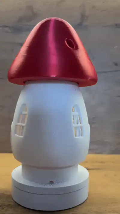 Mushroom House LED Lamp / Decoration