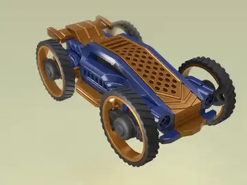 Rubber Band Race Car Toy