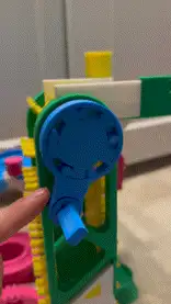 Hand 1-Way Crank Marble Run 003 - No Motor Removal