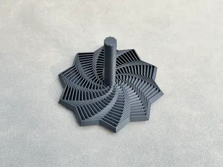 10 Star Spiral Fidget, Layered Zen Desk Toy