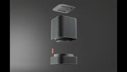 Japandi Fluted Smart Pot | Water Level Indicator