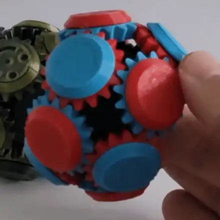 hYPER Fidget Toy - Beveled gear fidget spinner