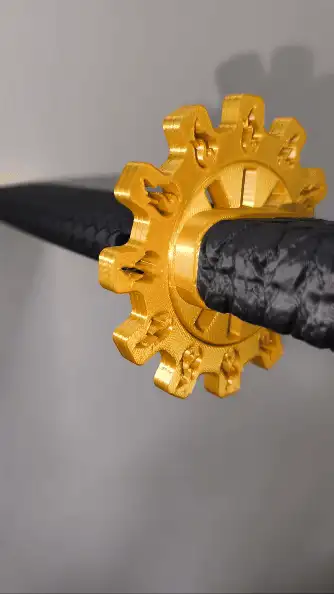 snake sword with scabbard and display rack