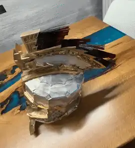 Dáin Ironfoot Helmet - The Hobbit - REAL CREST