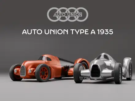 Auto Union Type A 1/24 Scale Vintage Streamliner