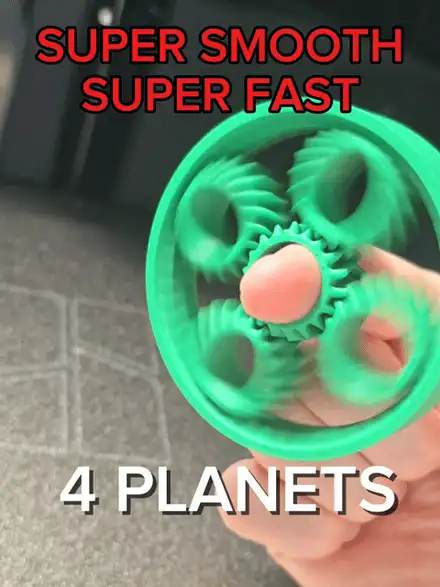 Planetary Gear with 4 Planets