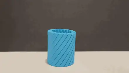 Twisty Fidget Vase Jr.