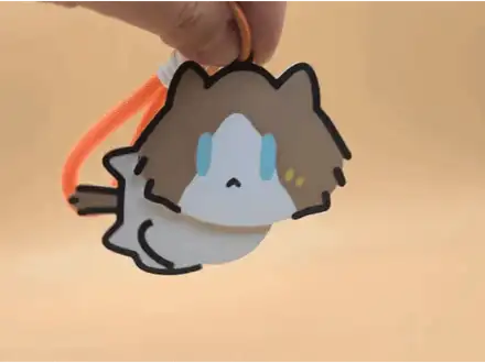 Swinging Monthly Salary Cat Ornament