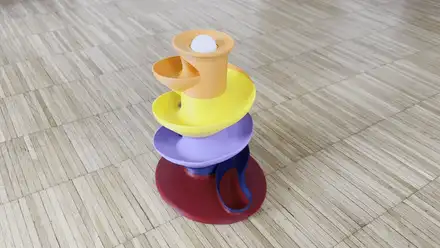 Montessori Helical Ball Run