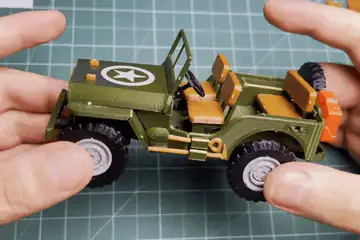 JEEP Assembly Kit-Card , No Glue, Flat Pack