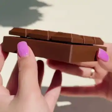 Cute Chocolate Bar Clicker Kawaii Fidget Toy