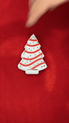 Little Debbie Christmas Tree Flip + Slide Fidget