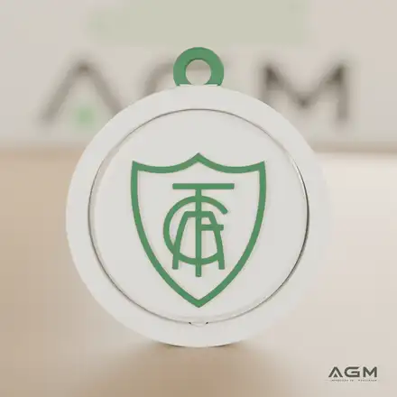 America Mineiro Spinner Keychain