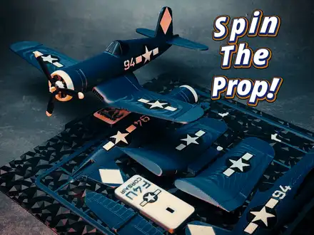 F4U Corsair Plane Kit Card