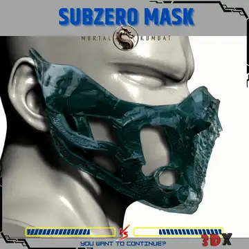 SUBZERO MASK - MORTAL KOMBAT
