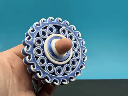 "Wave" Gyro Fidget Spinner Heavy Duty