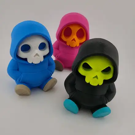 Street Skull Halloween 3D Action Figure