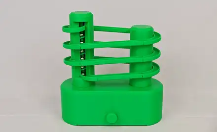 Motorized Archimedes Screw Marble Run
