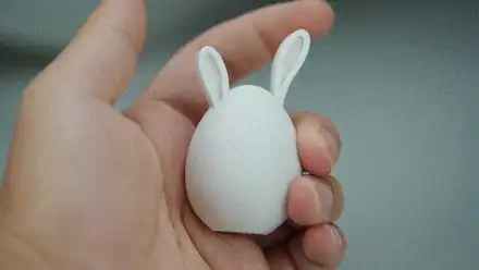 Easter Bunny Egg fidget Click Switch Easter press bunny egg decompression toy